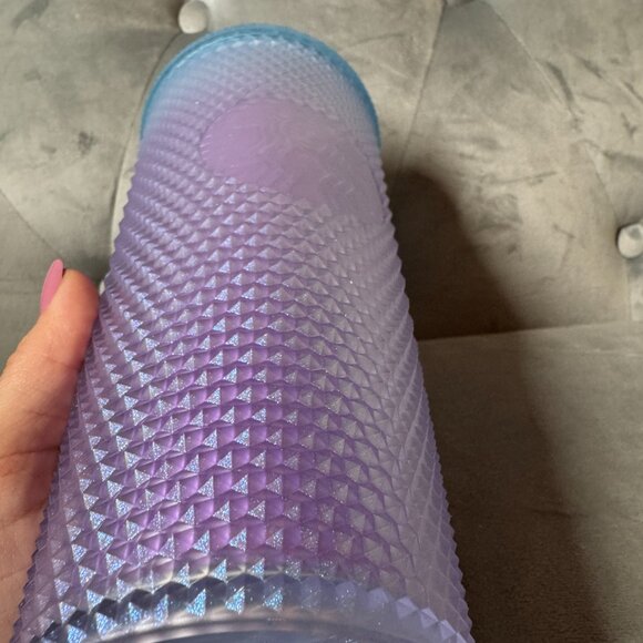 Starbucks 2024 Studded Ombre Cold Cup Tumbler 24oz NEW WITH TAG - Picture 4 of 6